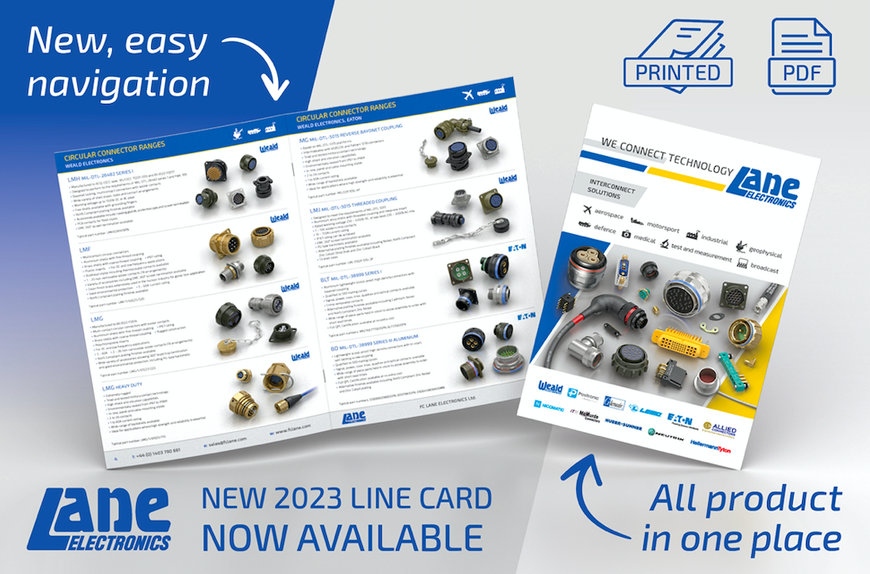 Line Card from Lane Electronics is easy to use and navigate